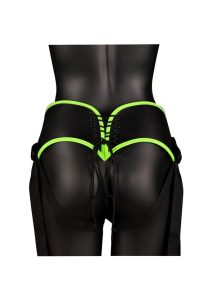 Ouch! Strap-On Harness Glow in the Dark - Green