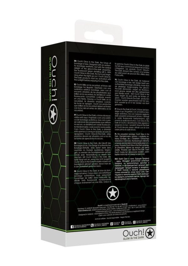 Ouch Rope 10m/16 Strings Glow in the Dark - Green