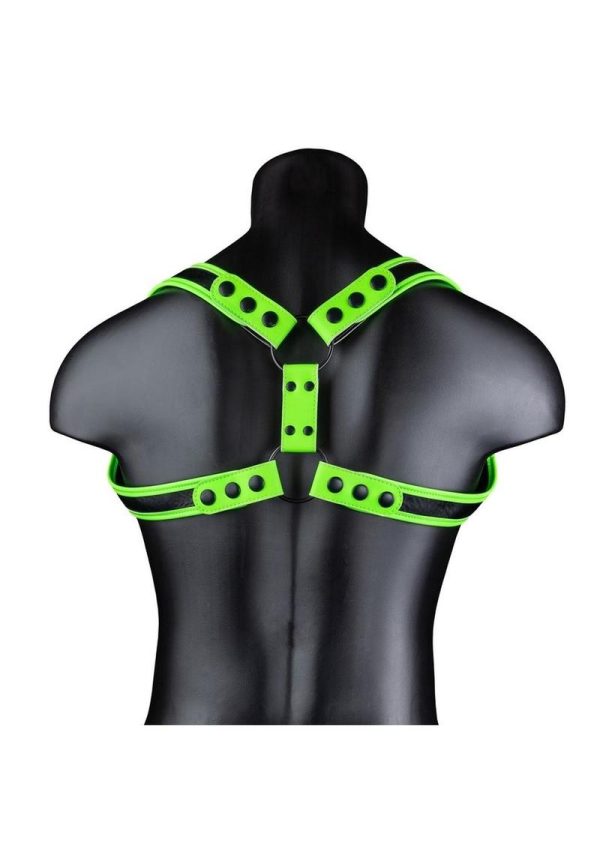 Ouch! Sling Harness Glow in the Dark - Small/Medium - Green