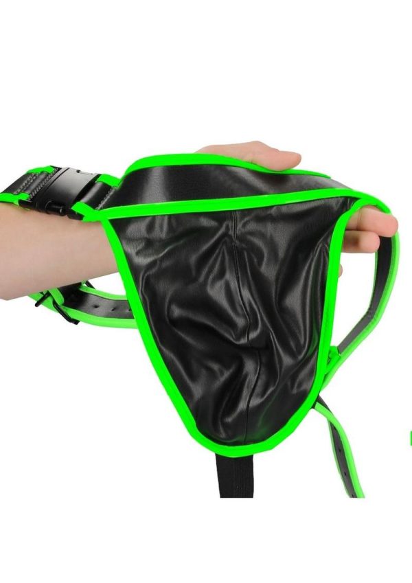 Ouch! Buckle Jock Strap Glow in the Dark - Small/Medium - Green