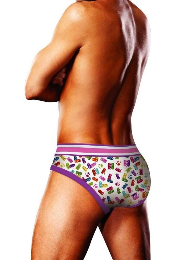 Prowler Gummy Bears Brief - XXL - White/Multicolor