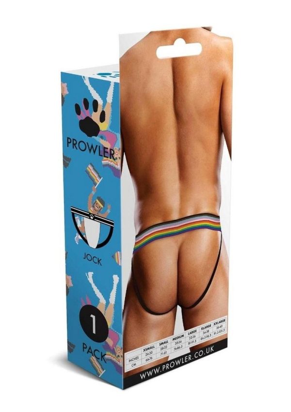 Prowler Pixel Art Gay Pride Collection Jock - Large - Blue/Multicolor
