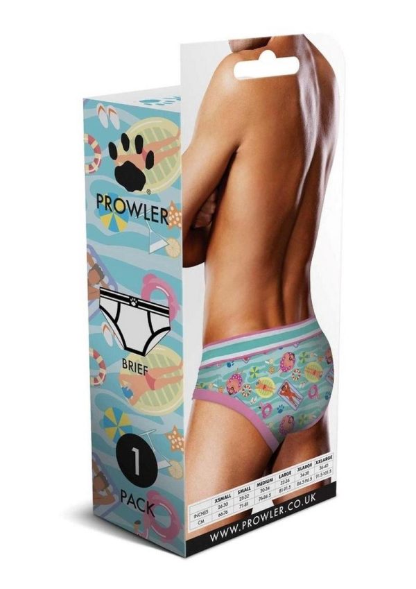 Prowler Swimming Brief - XXL - Blue/Multicolor