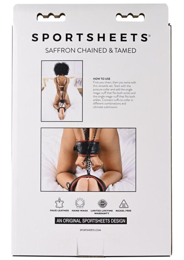 Saffron Chained and Tamed - Red/Black