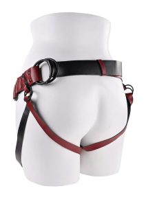 Saffron Monte Strap-On Harness - Red/Black