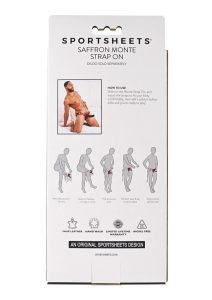 Saffron Monte Strap-On Harness - Red/Black