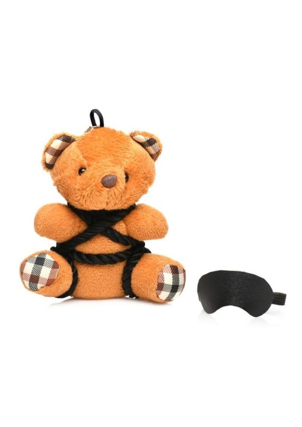 Master Series Rope Teddy Bear Keychain - Burnt Orange