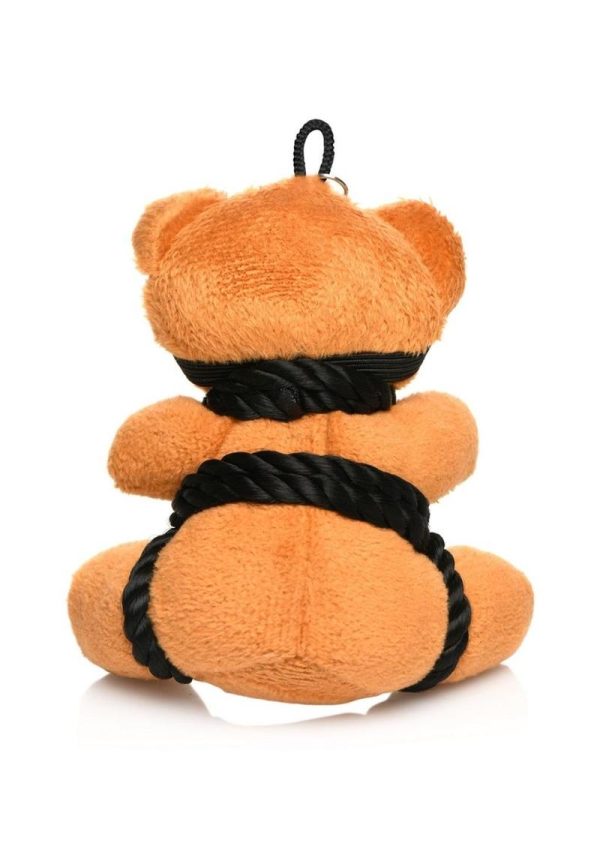 Master Series Rope Teddy Bear Keychain - Burnt Orange