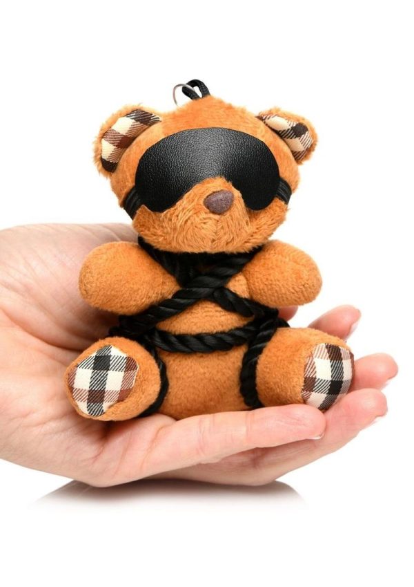 Master Series Rope Teddy Bear Keychain - Burnt Orange