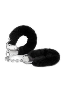 ME YOU US Furry Handcuffs - Black