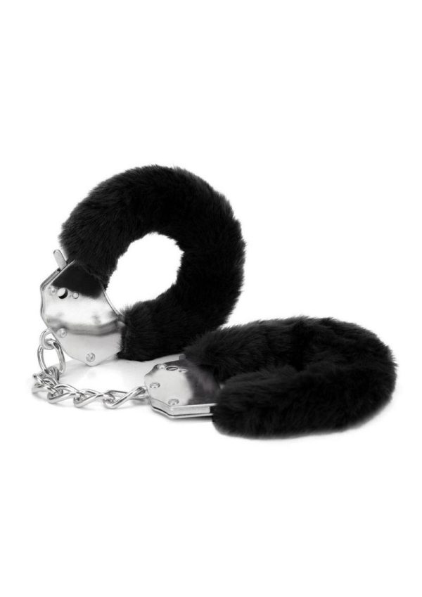 ME YOU US Furry Handcuffs - Black