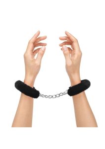 ME YOU US Furry Handcuffs - Black