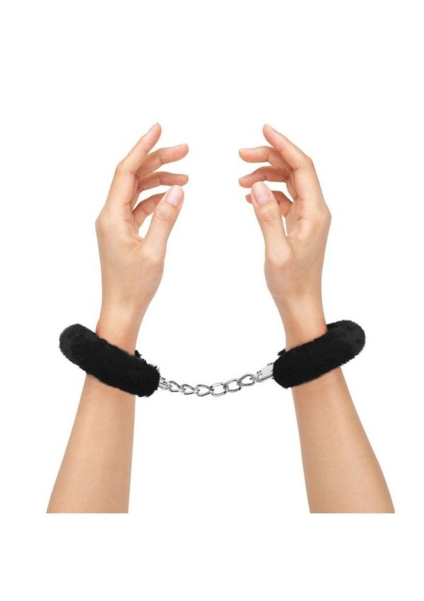 ME YOU US Furry Handcuffs - Black