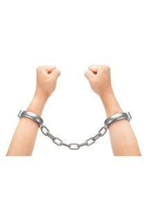 Prowler RED Heavy Duty Metal Handcuffs - Stainless Steel