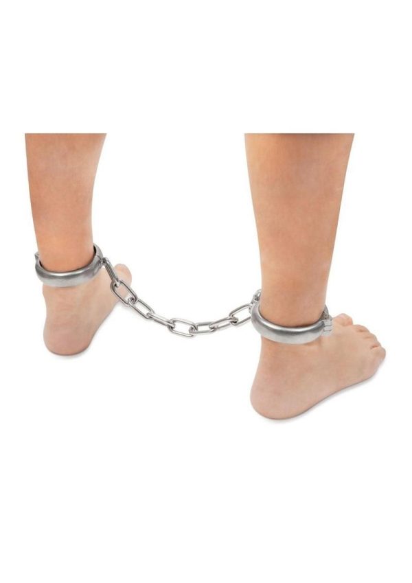 Prowler RED Heavy Duty Metal Ankle Cuffs - Stainless Steel