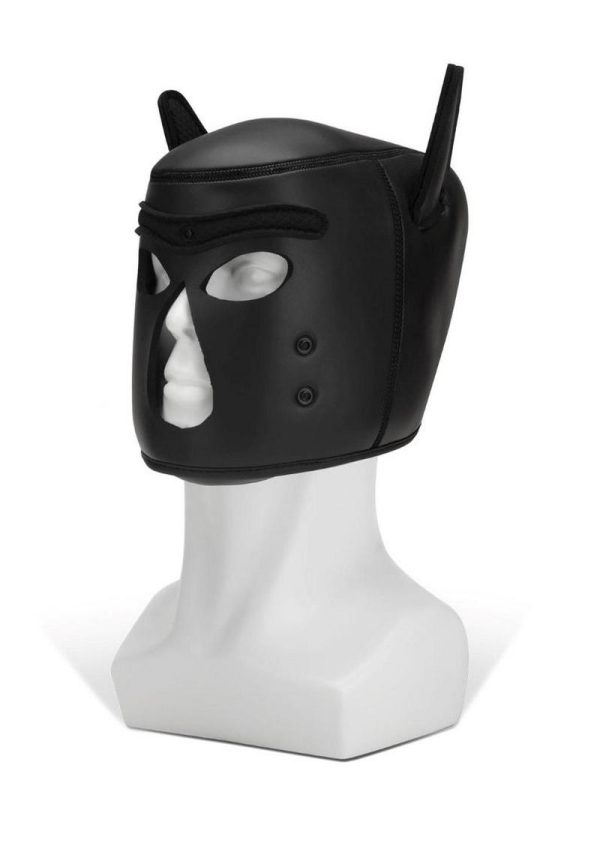 Prowler RED Neoprene Puppy Hood Bondage Headwear - Black