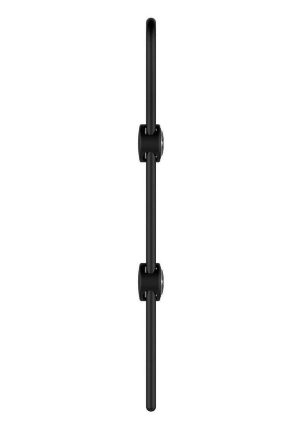 Nexus Forge Double Lasso Adjustable Cock and Ball Silicone Cock Tie - Black