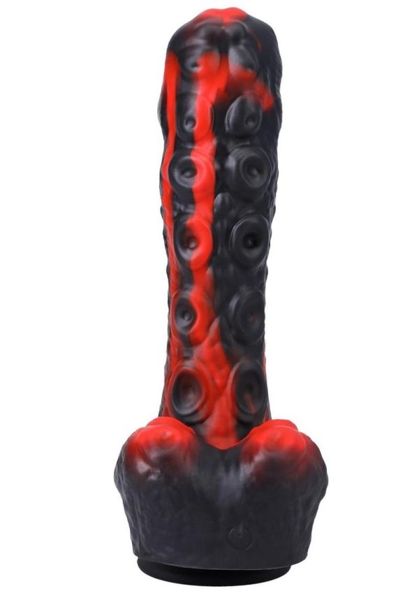 Fort Troff`s Tendrill Thruster Rechargeable Silicone Mini Machine Dildo - Red