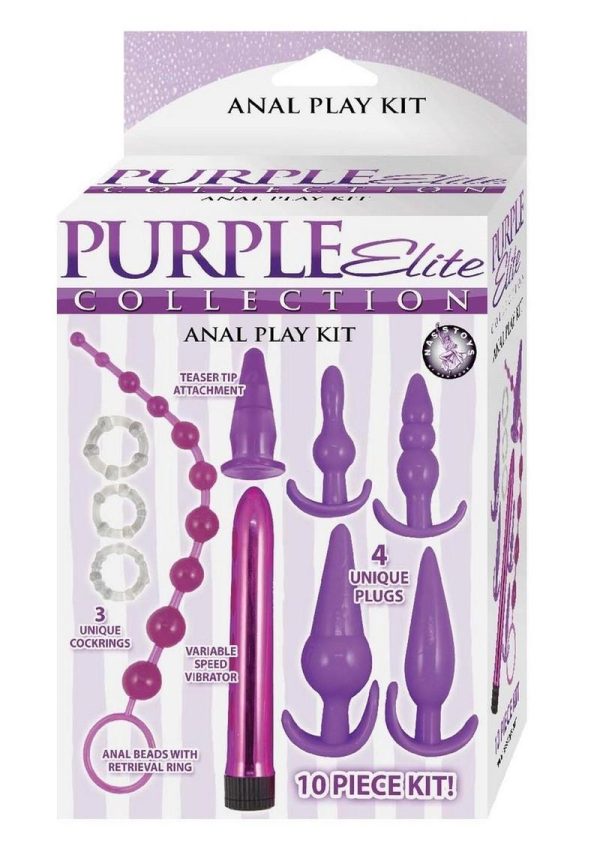 Purple Elite Collection Anal Play Kit - Purple