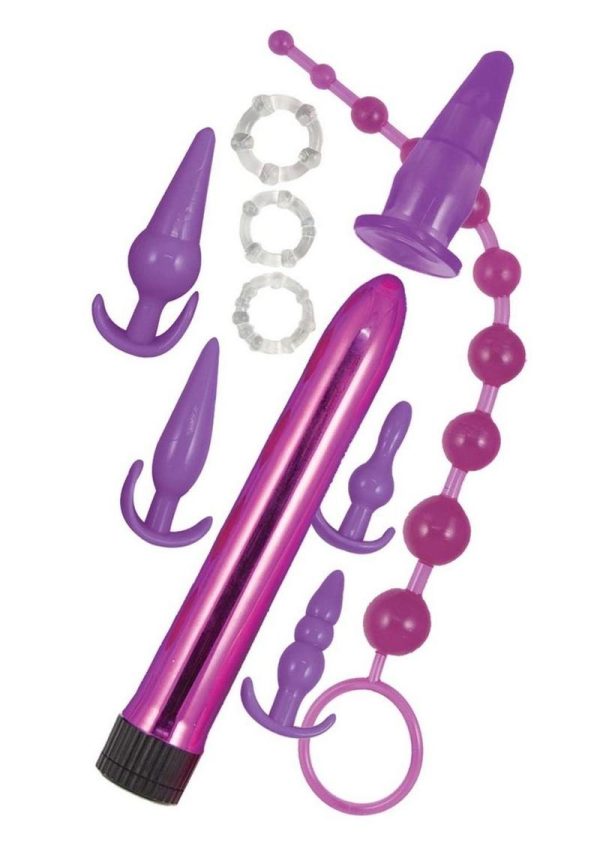 Purple Elite Collection Anal Play Kit - Purple