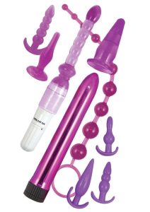 Purple Elite Collection Supreme Anal Play Kit - Purple