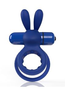Screaming O 4B Ohare Vibrating Cock Ring - Blueberry