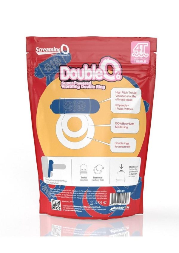 Screaming O 4T DoubleO 6 Couples Ring - Blueberry