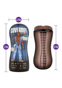 Coverboy The Mechanic Self Lubricating Anal Pocket Stroker - Chocolate