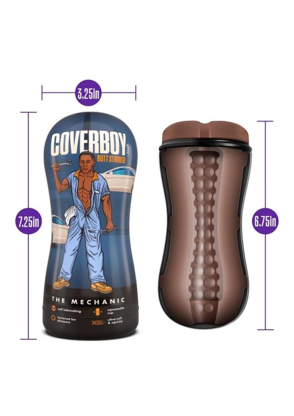 Coverboy The Mechanic Self Lubricating Anal Pocket Stroker - Chocolate