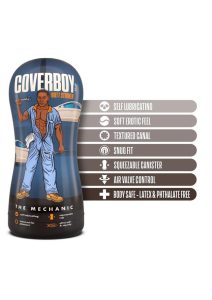 Coverboy The Mechanic Self Lubricating Anal Pocket Stroker - Chocolate