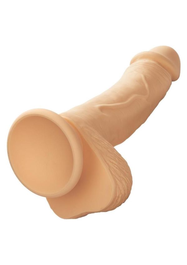 Silicone Studs Dual Density with Suction Cup Base 5in - Vanilla