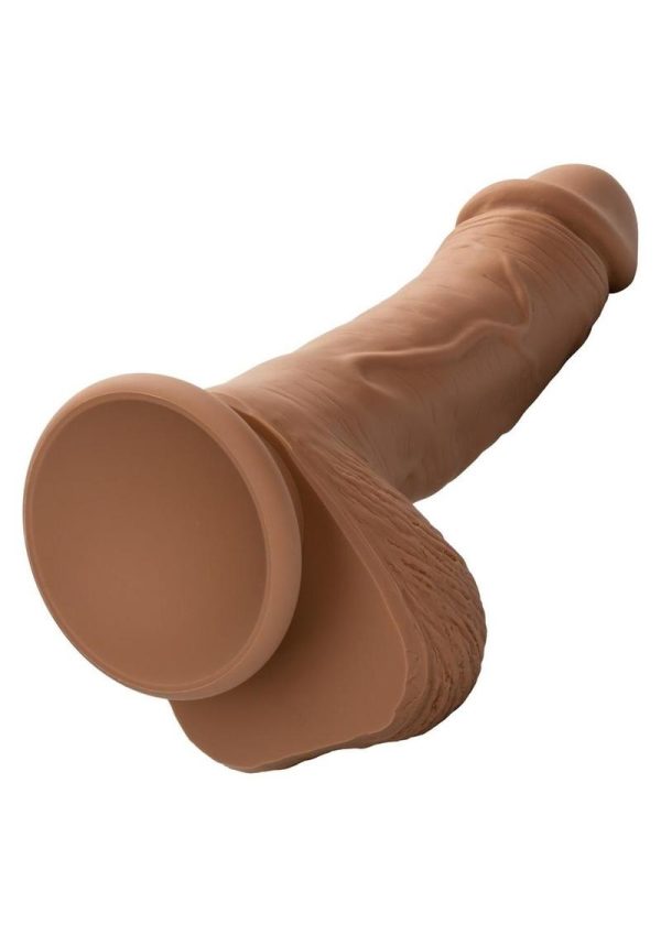 Silicone Studs Dual Density with Suction Cup Base 5in - Chocolate