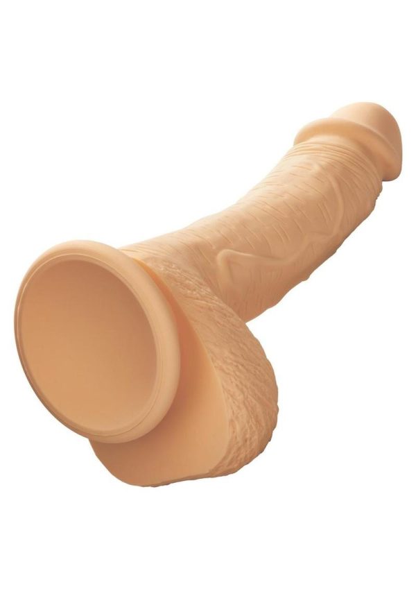 Silicone Studs Dual Density with Suction Cup Base 6.25in - Vanilla