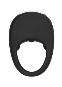 Couples`s Enhancers Silicone Rechargeable Pleasure Ring - Black