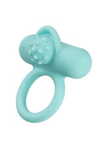 Couple`s Enhancers Silicone Rechargeable Nubby Lover`s Delight - Teal