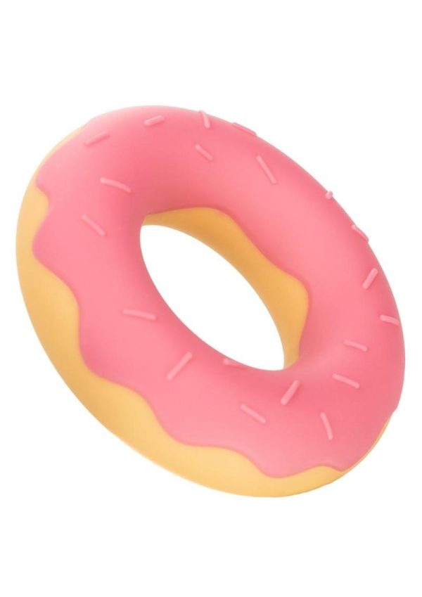 Naughty Bits Dickin` Donuts Silicone Donut Cock Ring - Pink