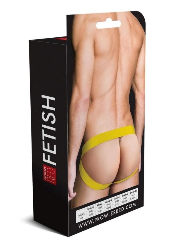 Prowler RED Ass-Less Jock - XL - Yellow/Black