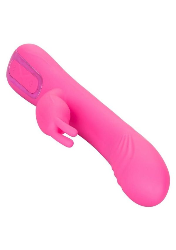 Jack Rabbit Elite Rocking Rabbit Silicone Rechargeable Rabbit Vibrator - Pink