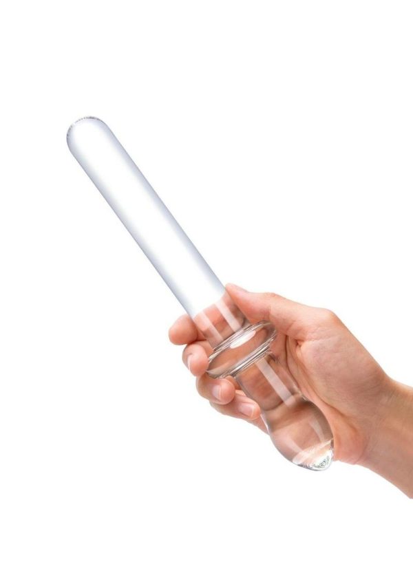 Glas Classic Smooth Dual-Ended Dildo 9.25in - Clear