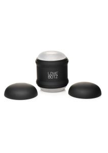 LoveBotz 10X Cyber Stroke Rechargeable Vibrating Stroker - Black