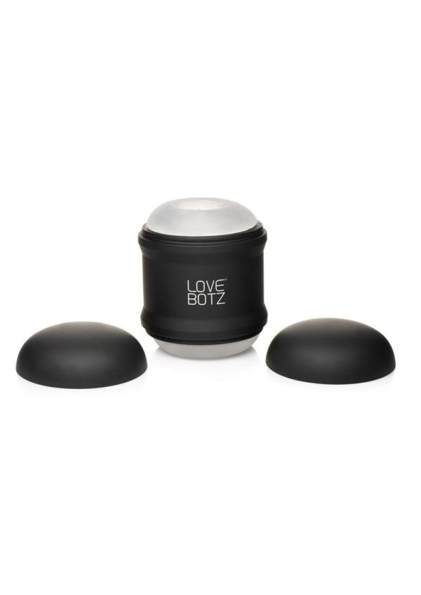 LoveBotz 10X Cyber Stroke Rechargeable Vibrating Stroker - Black