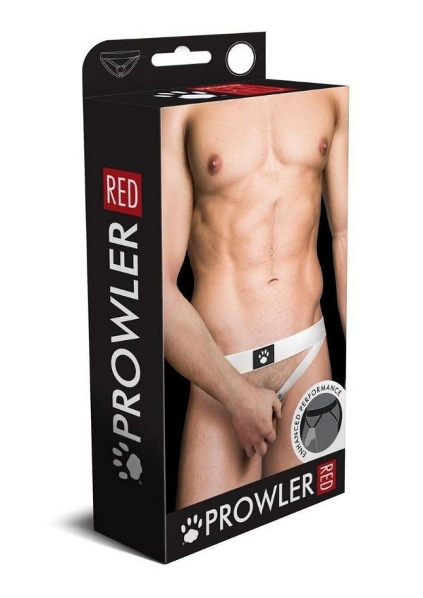 Prowler RED Ass-Less Cock Ring - XXL - White
