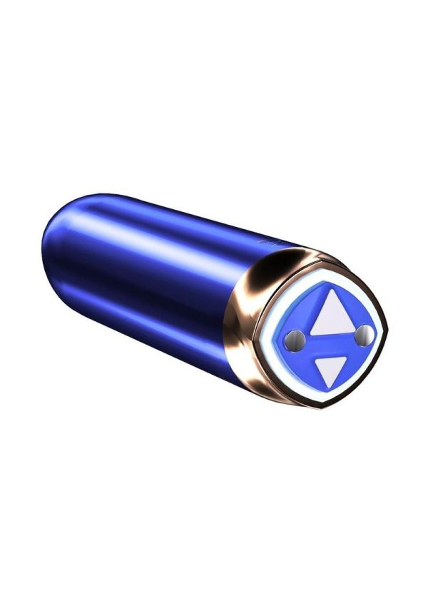 Swan Maximum Rechargeable Bullet - Blue/Rose Gold