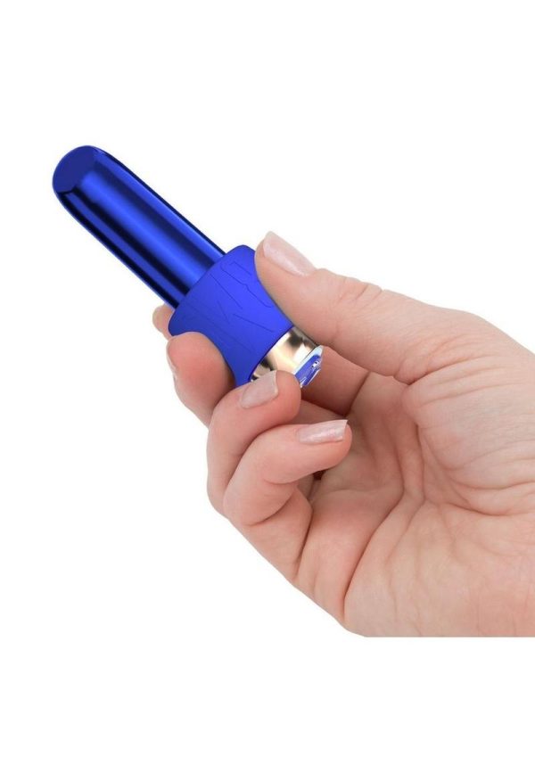 Swan Maximum Rechargeable Bullet - Blue/Rose Gold