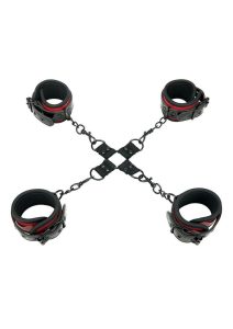 Whipsmart Heartbreaker Hogtie - Black/Red