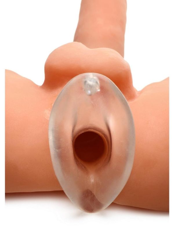 Master Series Light-Tunnel Light-Up Large Anal Dilator - Clear