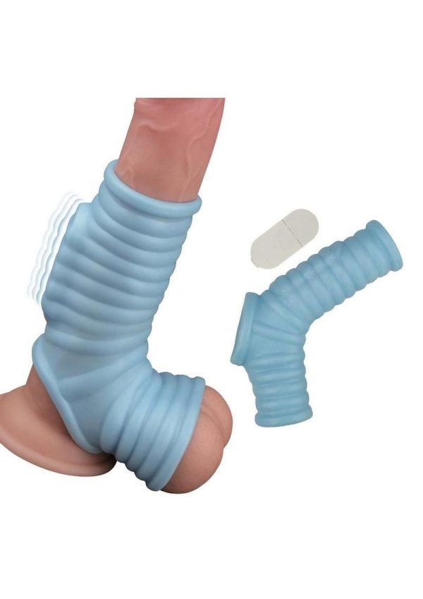 Vibrating Power Sleeve Ribbed Fit - Blue