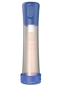 H2O Rechargeable Penis Pump - Blue