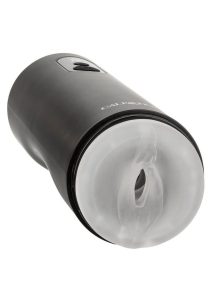 Bionic Thrusting Rechargeable Vagina Masturbator - Black