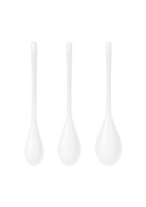 Satisfyer Yoni Power 1 Silicone Weighted Ben Wa Balls Set - White